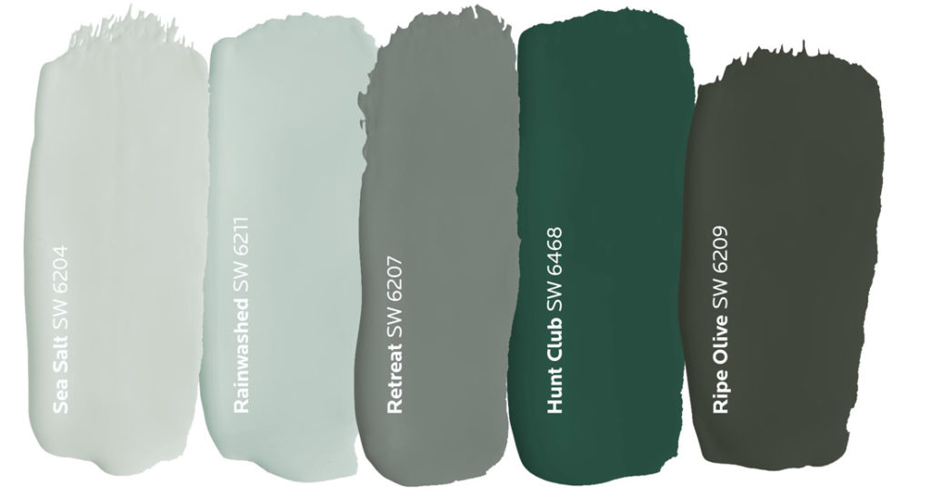 Your Go To Color Theory Guide Tinted By Sherwin Williams - Dark Gray Green Paint Colors Sherwin Williams