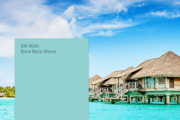 Bora Bora Shore, summer houses above the water
