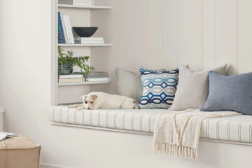 reading nook with dog feature image