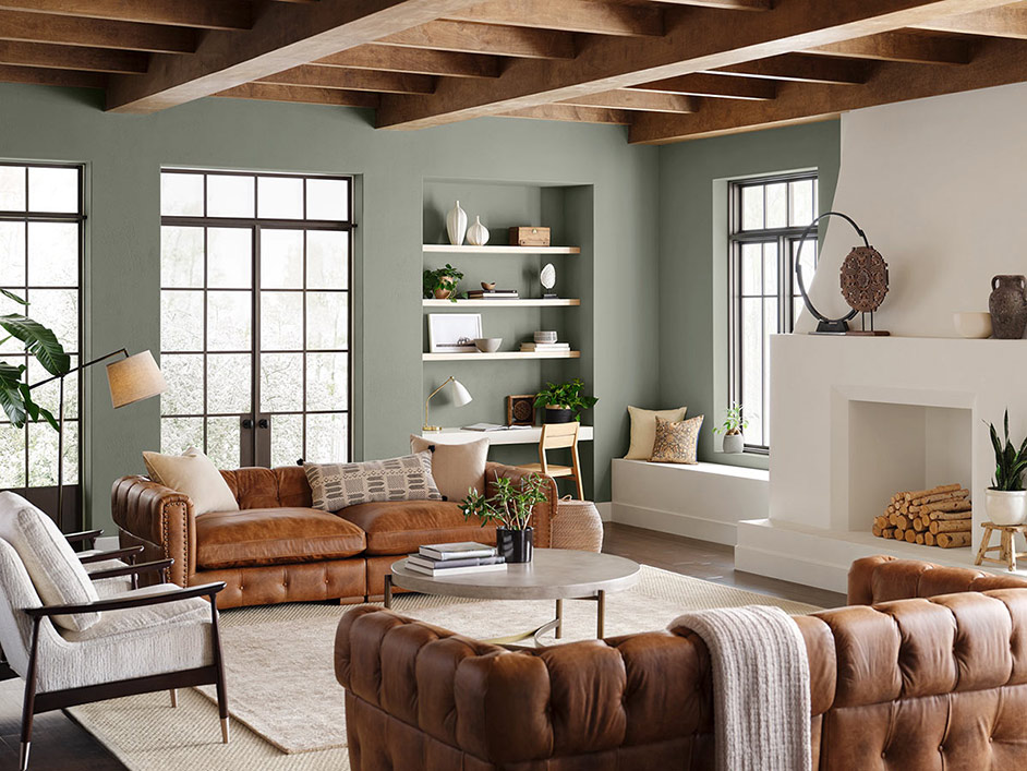 Sherwin Williams Evergreen Fog Paint Color for 2022