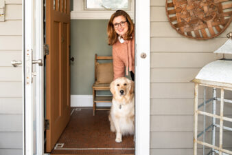 At Home with Sue: A Foyer Makeover feat. Evergreen Fog