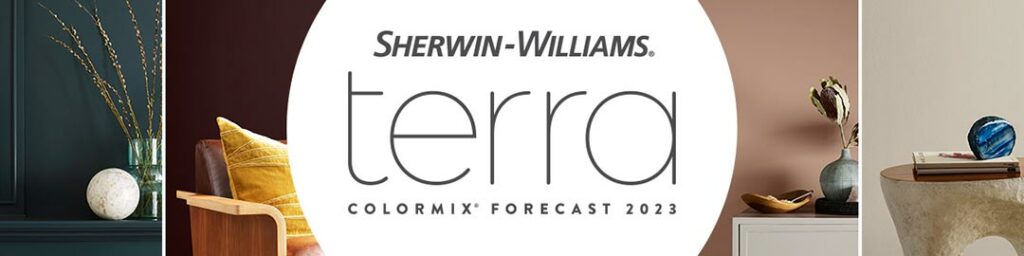 Sherwin-Williams Colormix Forecast 2023 banner.