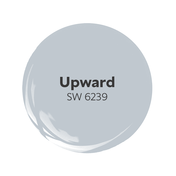 Dollop of the Sherwin-Williams color Upward SW 6239